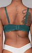 Voorgevormde Kanten Bralette in Zeegroen