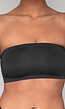 Zwarte Stretchy Bandeau Top