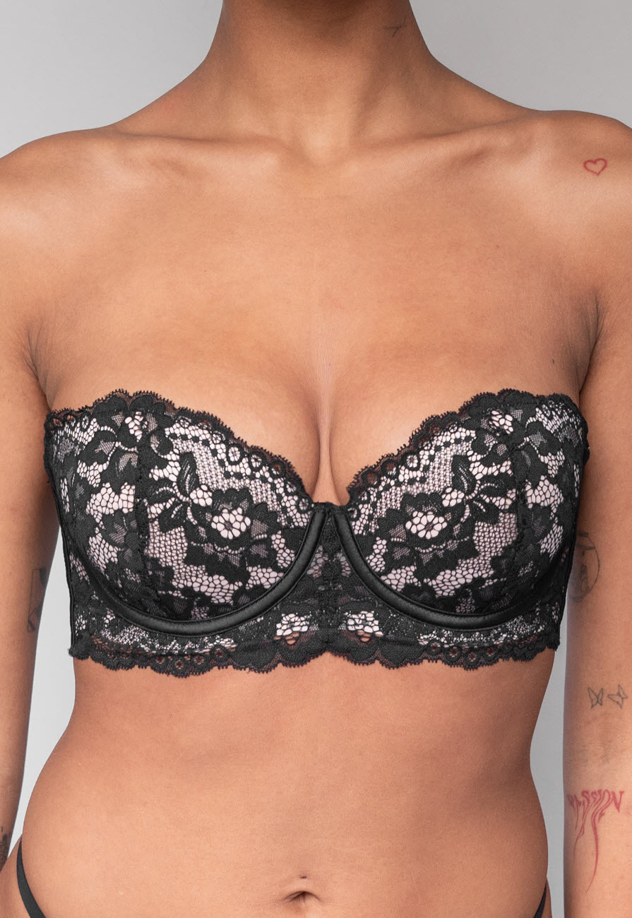 ROSME Lingerie Balconette bh voor dames, Collectie Grand, Maat 70D : Rosme
