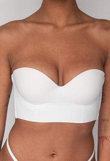 OP=OP.33.NL Witte Longline Push-Up BH met Beugel