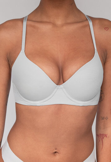 Zachte Lichtgrijze BH