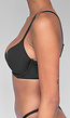 Basic Zwarte BH met Kruisbare Bandjes