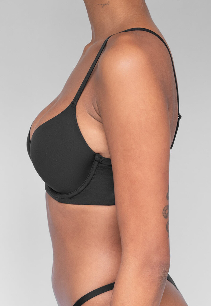 Basic Zwarte BH met Kruisbare Bandjes