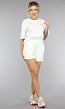 Witte Glitter Two Piece