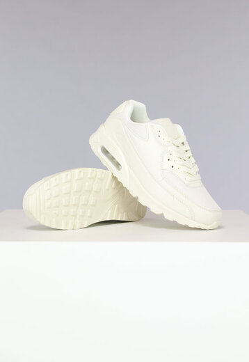 OP=OP.37.S Lage Gebroken Witte Sneakers