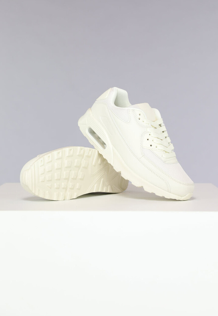 Lage Gebroken Witte Sneakers