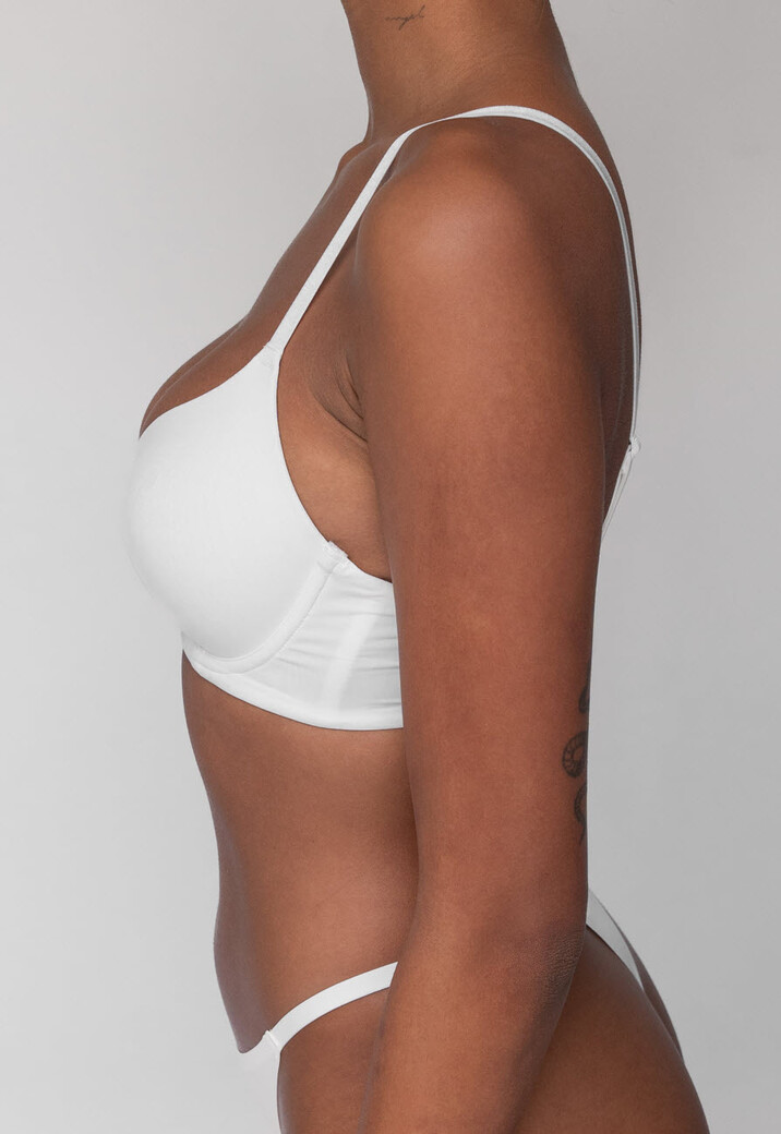 Witte Soft Cup BH met Beugels
