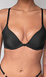 Zwarte Beugel BH met Afneembare Bandjes