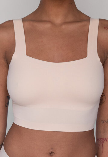 Ecru Naadloze BH Top