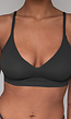 Zwarte Naadloze BH met Uitneembare Pads