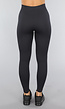Zwarte High Waist Rib Sportlegging