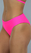 High Waist Bikini Broekje in Neon Roze