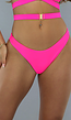 Neon Roze Cheeky Bikini Slip