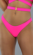 Neon Roze Cheeky Bikini Slip