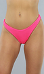 Fuchsia Cheeky Bikini Broekje met Structuur