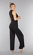 Zwarte Stretchy Jumpsuit met Ceintuur