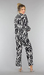 Wide Leg Co Ord Set met Zebraprint