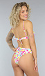 High Waist Bloemenprint Bikinibroekje