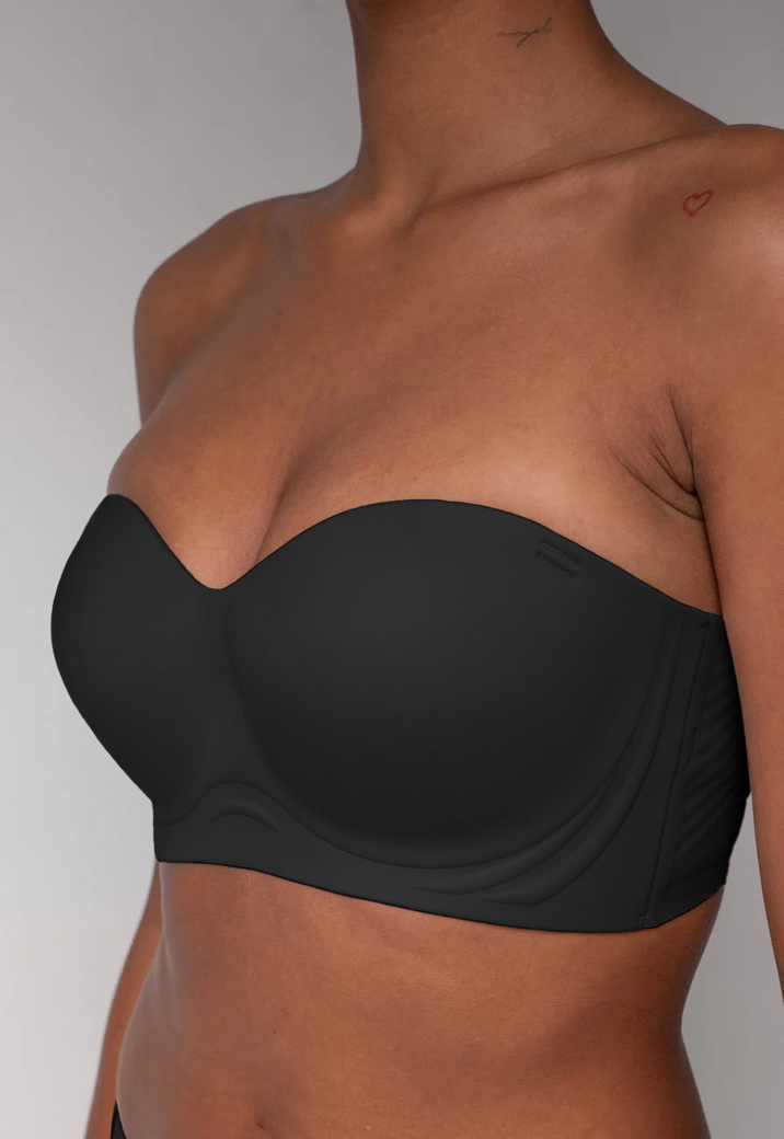 De Perfecte Strapless BH in Zwart