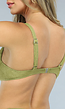 Push Up Bikini Top met Beugels in Olijfgroen