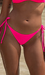 Bikini Broekje met Scrunch in Neon Roze