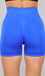 Blauwe Sport Biker Short met Liftend Effect