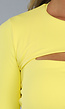 Cropped Gele Lange Mouwen Bolero