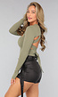 Khaki Longsleeve Bolero