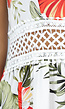 Boho Bloemen Jurk met Geborduurd Detail