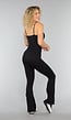 Sportieve Zwarte Corrigerende Flair Jumpsuit