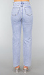 Stretch Jeans met Witte Hartjes