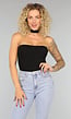 Zwarte Bodysuit met Vaste Choker