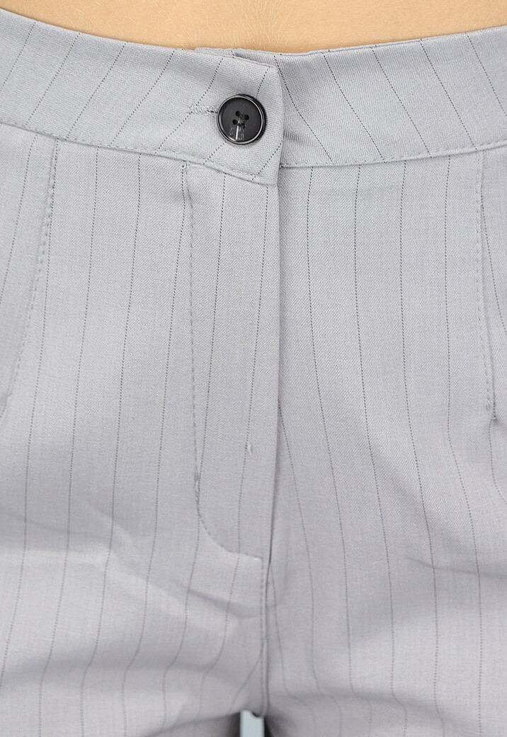 Grijze Matching Set met Pantalon