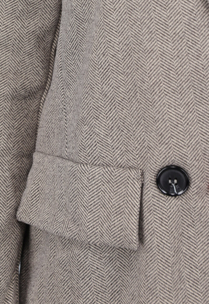 Camel Blazer met Schoudervulling