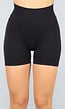 Zwarte Basic Sport Short met Scrunch