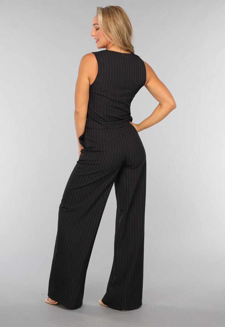 Zwarte Two Piece met Gilet