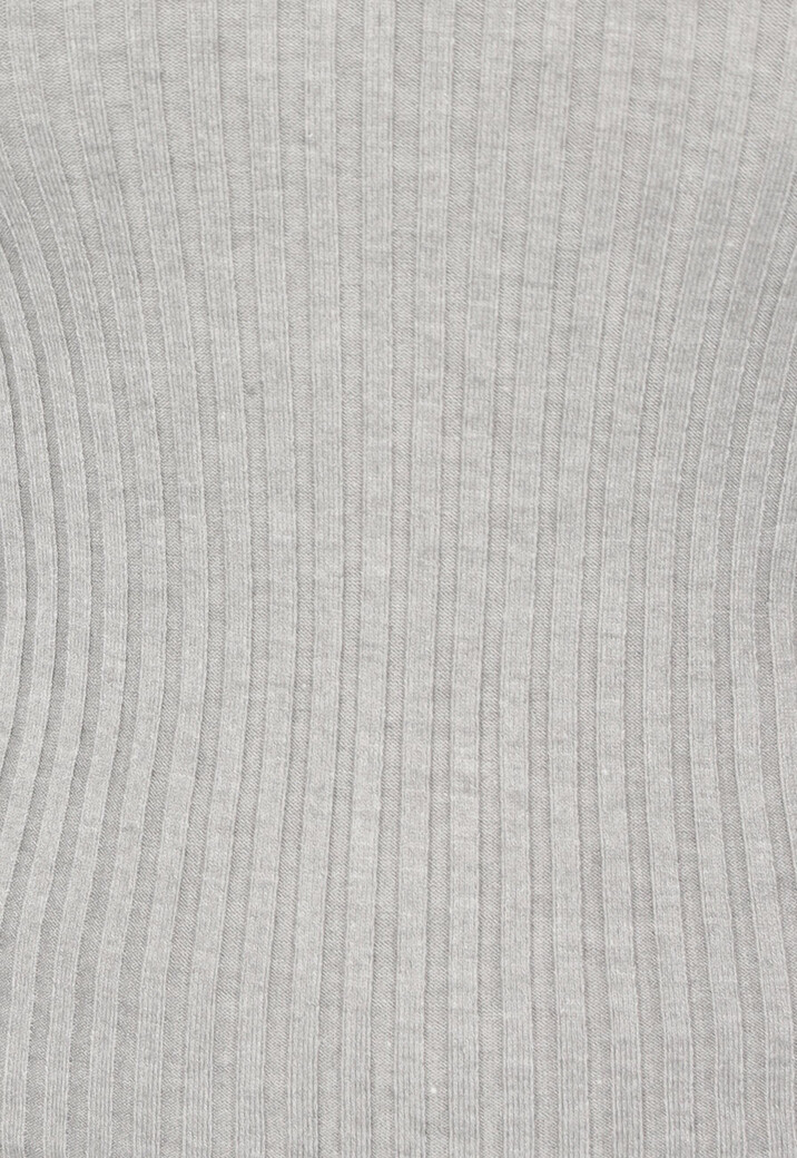 Grijze Rib Lounge Set met Duimgaten