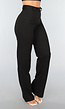 Zwarte Straight Leg Super Stretch Pantalon
