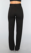 Zwarte Straight Leg Super Stretch Pantalon