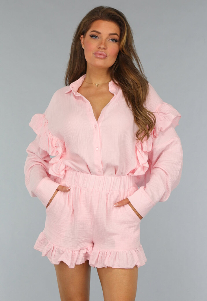 Mousseline Two Piece met Ruches