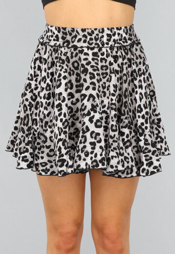 Skater Rokje met Panterprint