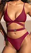 Wijnrode Strappy Bikini Top