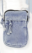 Blauwe Denim Crossbody Tas