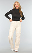 Zwarte Turtleneck Crop Top