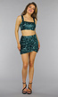 Groene Pailletten Two Piece