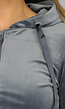Grijs Velvet Huispak met Capuchon