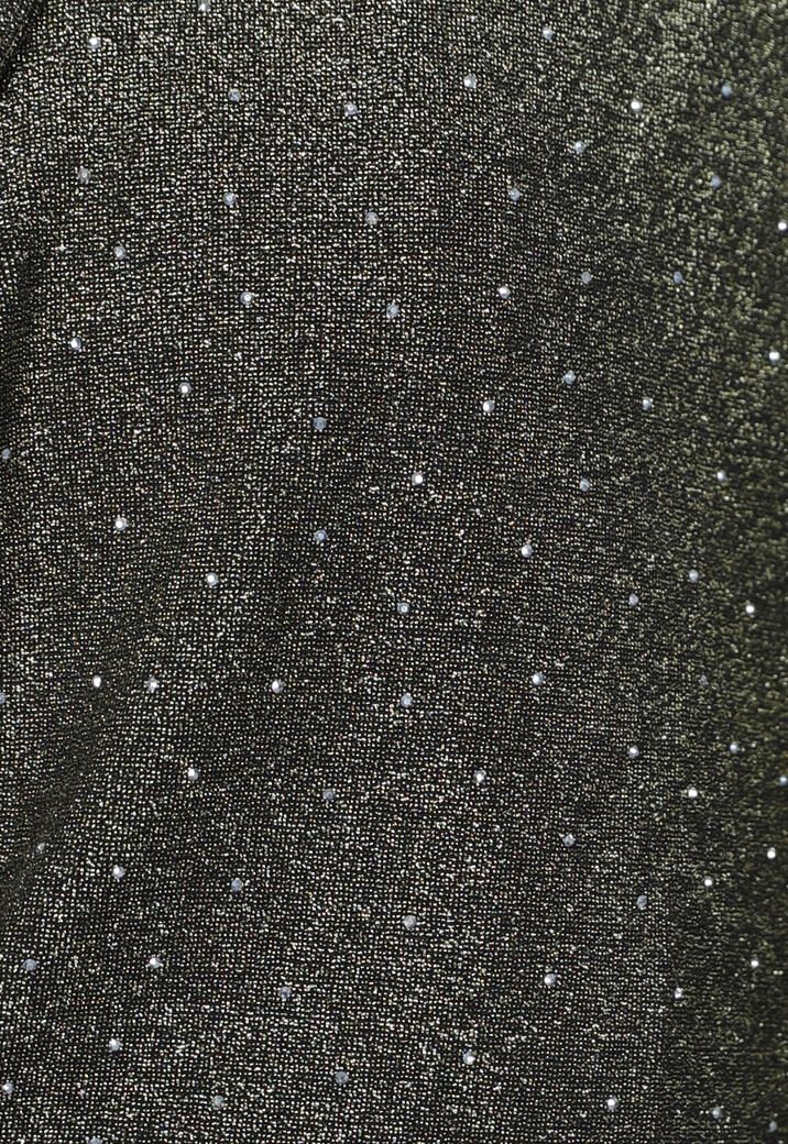 Gouden Blouse met Glitter Steentjes