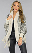 Beige Fluffy Vest met Franjes