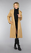 Camel Trenchcoat met Ceintuur