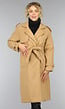 Camel Trenchcoat met Ceintuur